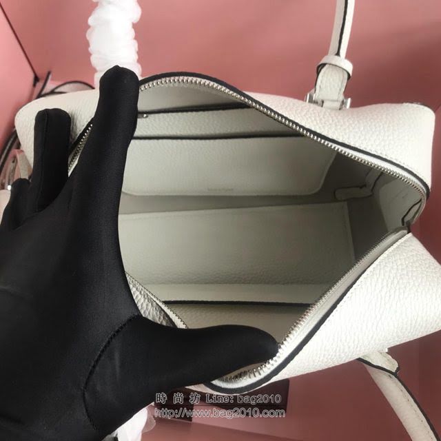 DELVAUX女包 Delvau單肩斜挎包 半手工Cool box 中號 德爾沃女手提包 手拎包 白色  fcs1194